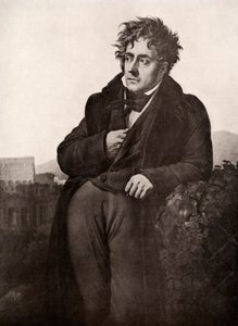 Francois-Rene, vicomte de Chateaubriand, fransk författare och diplomat, tidigt 1800-tal.