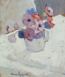 Anemoner, ca 1940 (olja på panel)