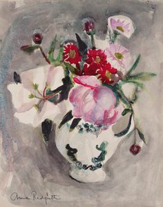 Blommor, ca 1955 (akvarell på papper)