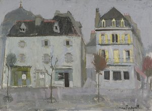 Hus, Concarneau av Anne Redpath