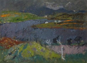 Landskap i Skye (olja ombord)