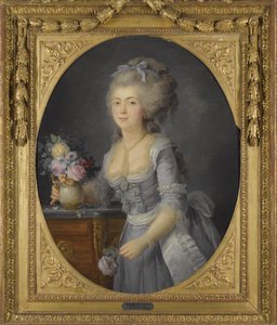 Porträtt av Adelaide Henriette Auguié 1758-1794