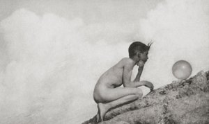 The Wonderful Globe (fotogravyr) av Anne W. Brigman