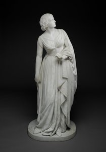 Lady Godiva, ca 1861-1864 (marmor) av Anne Whitney
