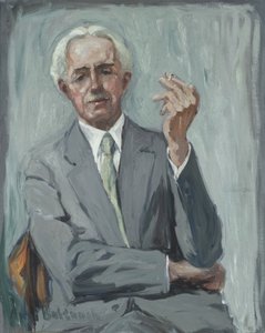 Porträtt av Charles Reiffel, ca 1938 (olja på duk) av Anni Baldaugh