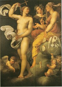 Allegori över teologiska dygder av Annibale Carracci