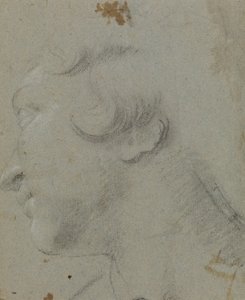 Carracci - S:ta Katarinas huvud, RCIN 902115 av Annibale Carracci