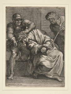 Kristus krönt med törnar av Annibale Carracci