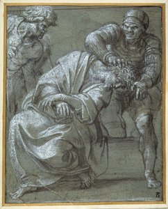 Kristus krönt med törnar av Annibale Carracci