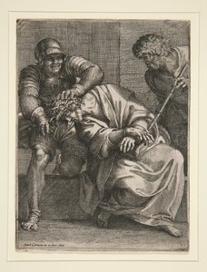 Kristus krönt med törnen av Annibale Carracci