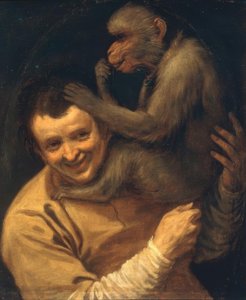Man med usel apa av Annibale Carracci