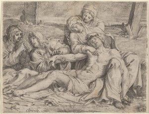 Pietà ("Kristus från Caprarola") av Annibale Carracci