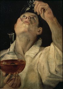 Porträtt av en man som dricker, c.1581-4