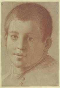 Porträtt av en pojke av Annibale Carracci