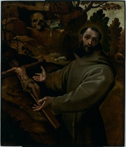 Sankt Franciskus av Assisi av Annibale Carracci