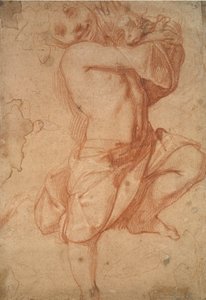 Halvnaken pojke, sent 1500-tal av Annibale Carracci