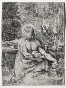 St. Jerome av Annibale Carracci