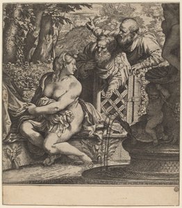 Susanna och de äldre av Annibale Carracci
