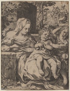 Svalans Madonna av Annibale Carracci