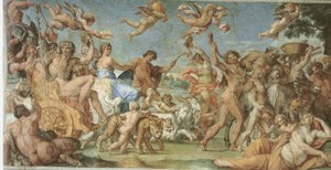 Bacchus och Ariadnes triumf av Annibale Carracci