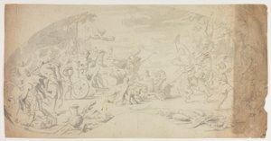 Triumf för Bacchus och Ariadne av Annibale Carracci