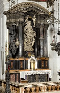 Jungfru Marias antagande, 1586 av Annibale Fontana