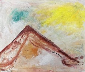 Avslappnad figurstudie av Annika Tiren