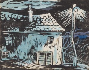 hus på natten av Anny Dollschein
