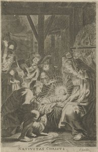 Tillbedjan av herdarna Nativitas Christi (titel på objekt) av Anonymous
