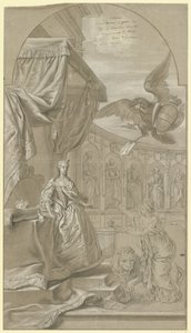 Allegori om tillträdet av ärkehertiginnan Maria Anna av Österrike som regent, 1744 av Anonymous