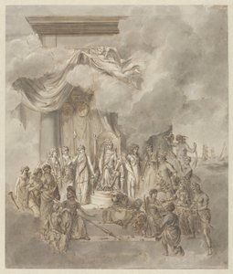 Allegori över kung William I:s regeringstid, 1838 av Anonymous