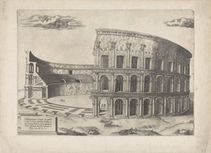 Amfiteatern i Castrense Mirror of Roman Magnificence (serietitel) av Anonymous