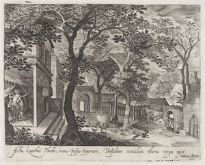 Apollo en Leucothea Scener från Ovidius