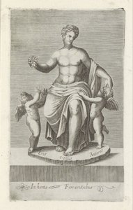 Bildengroep träffade Venus tussen Eros en Anteros Antika skulpturer i Rom (serietitel) Ikoner av de antika statyerna av staden Rom som ses på offentliga platser (serietitel) av Anonymous