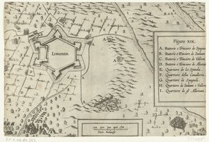 Belägring och erövring av Lingen av Spinola, 1605 av Anonymous