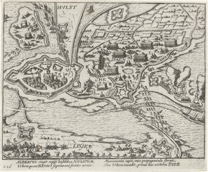 Belägring av Hulst av ärkehertig Albrecht, 1596 av Anonymous