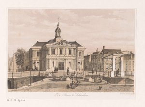 Börsbyggnad i Schiedam Mässan i Schiedam (titel på objekt) av Anonymous