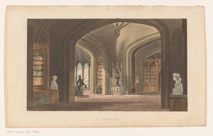 Bibliotheek Ett bibliotek (titel på objekt) av Anonymous