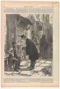 Boekenkraam i New York Bokstallen av Anonymous