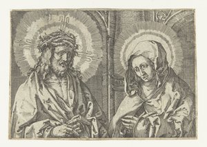 Kristus och Maria av Anonymous