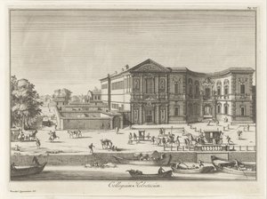Collegio Helvetia i Milano Collegium Helveticum (titel på objekt) Magesyn der Italiaense-byggnader (serietitel) av Anonymous
