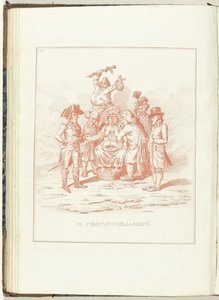 Comité van Gezondheid, 1795 Hälsokommittén (titel på objekt) Hollandia Regenerata (Italiensk kopie) (serietitel) The regeneration of Holland: en spegel för alla regenererade folk (serietitel på objekt) av Anonymous