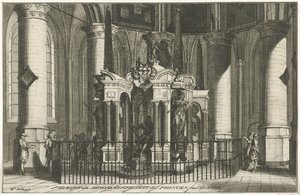 Vilhelm av Oranges grav, 1623 Tombe ofte Begraefplaets der Princen van Orange (titel på objekt) av Anonymous