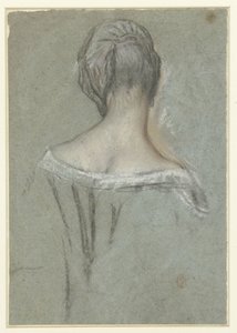 Elegant dam, bakifrån av Anonymous