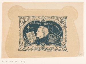Ex libris av Armand Weber av Anonymous