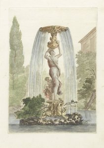 Fontän med Venus och Amor av Anonymous