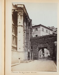 Augustus Forum i Rom, Italien Augustus forum. Roma (titel på objekt) av Anonymous