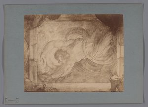Fotoreproduktion av fresken The Separation of Dark and Light av Michelangelo i Sixtinska kapellet av Anonymous