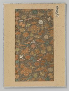 Fragment textil av Anonymous