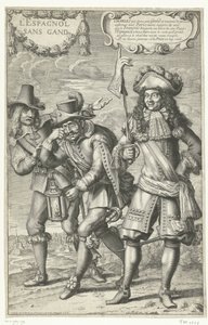 Fransk tecknad serie om förlusten av Gent, 1678 L
